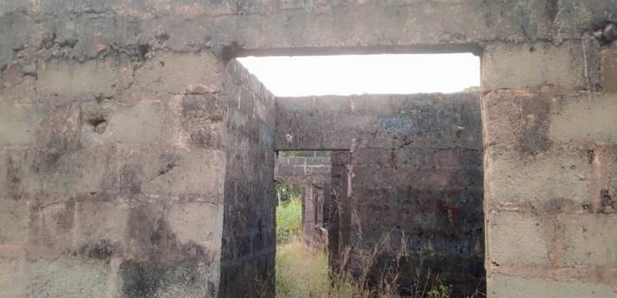uncompleted 3bed bungalow in ifite Awka for sale